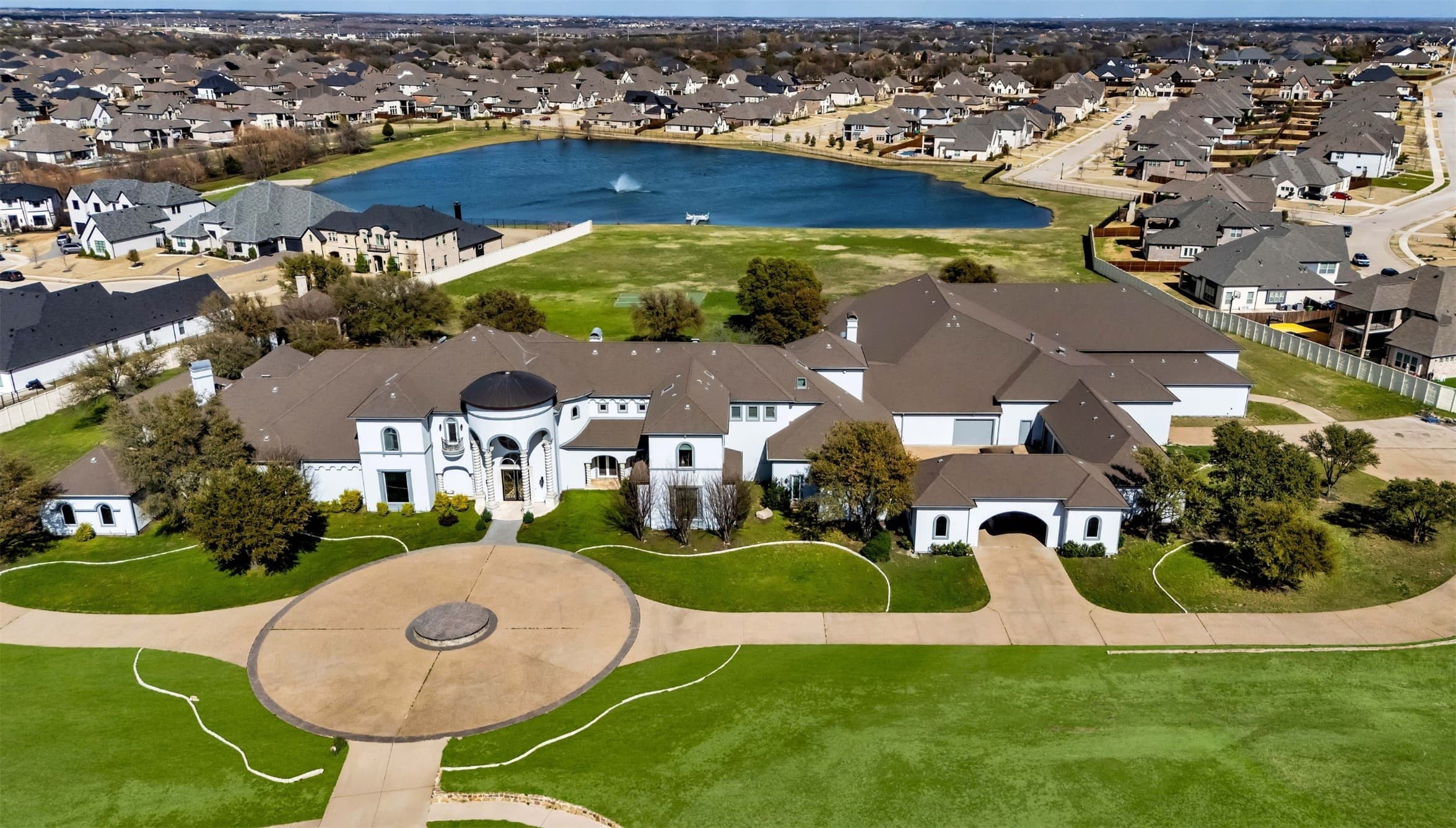 Artificial turf installation in Prosper, TX